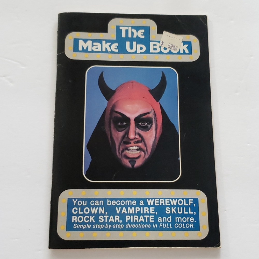 Vintage 1981 The Make Up Book HALLOWEEN